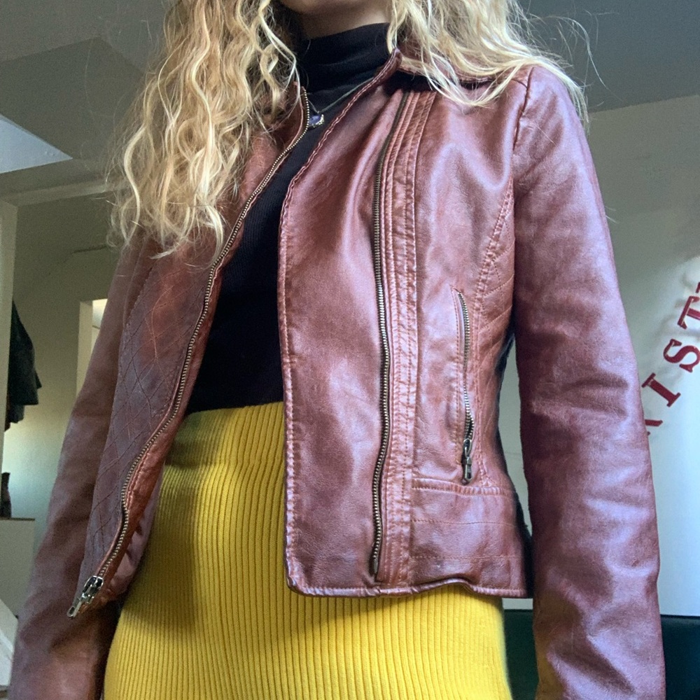 Guess Faux Leather Jacket